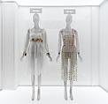 Dress, Dauphinette (American, founded 2018), Flowers, metal, plastic (polymethyl methacrylate), American